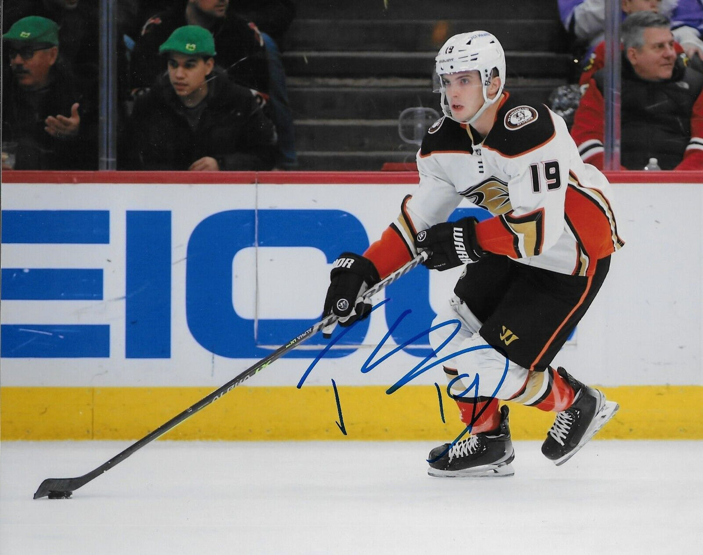 Signed Troy Terry Anaheim Ducks Autographed 8x10 Photo #1 Original