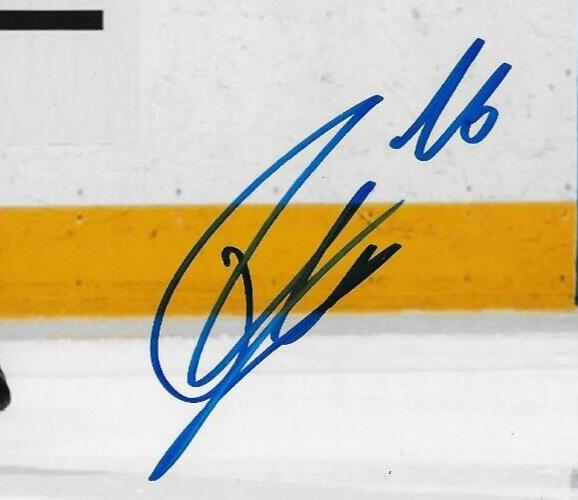 Signed Erik Brannstrom Ottawa Senators Autographed 8x10 Photo #1 Original