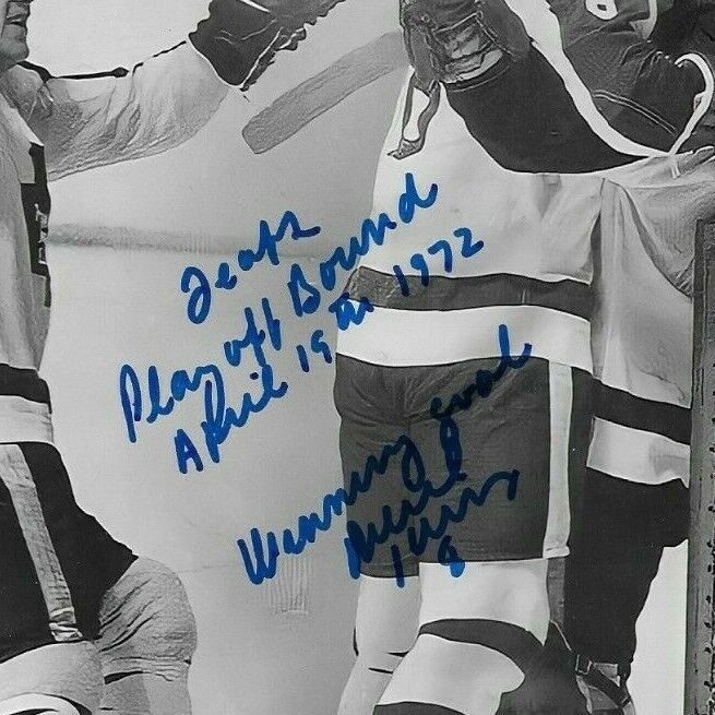 Signed Pierre Jarry Toronto Maple Leafs Playoff Bound 8x10 Photo #2 Original