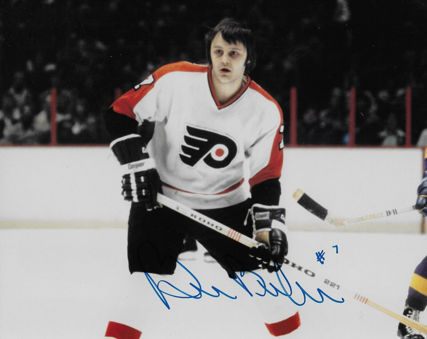 Signed Bill Barber Philadelphia Flyers Autographed 8x10 Photo #2 Original