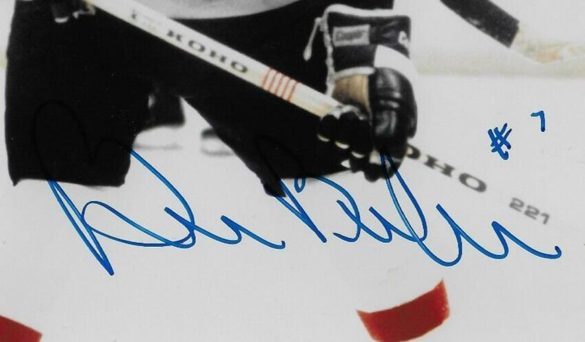 Signed Bill Barber Philadelphia Flyers Autographed 8x10 Photo #2 Original