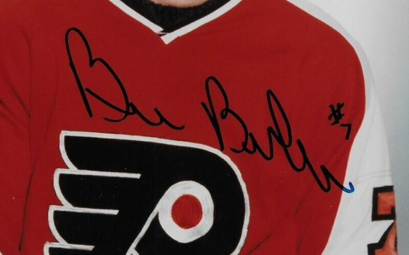 Signed Bill Barber Philadelphia Flyers Autographed 8x10 Photo #3 Original