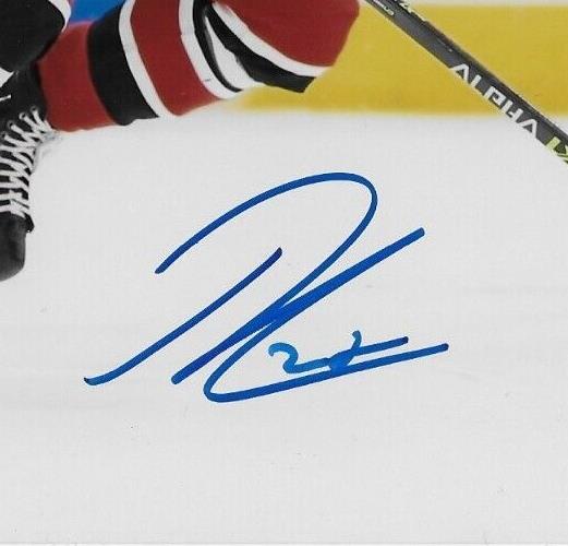 Signed Lukas Reichel Chicago Blackhawks Autographed 8x10 Photo #6 Original