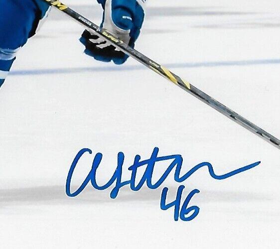 Signed Alex Steeves Toronto Maple Leafs 8x10 Photo #2 AHL Marlies Original