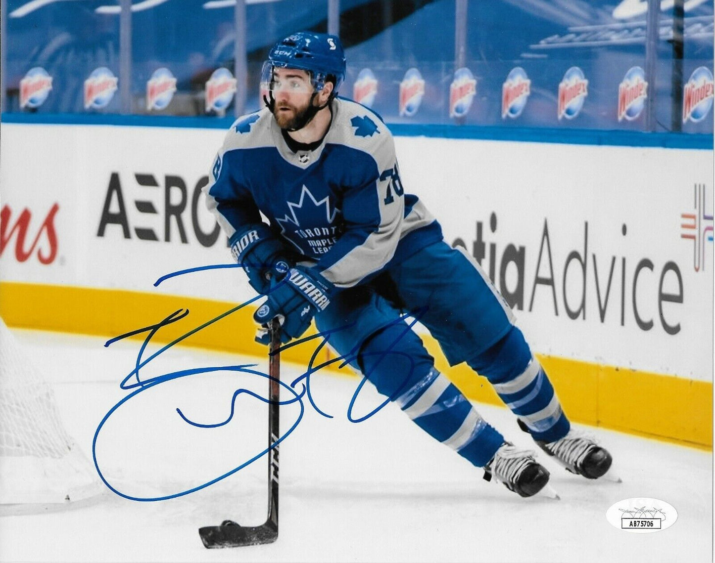 Signed TJ Brodie Toronto Maple Leafs Autographed 8x10 Photo #2 Original with JSA