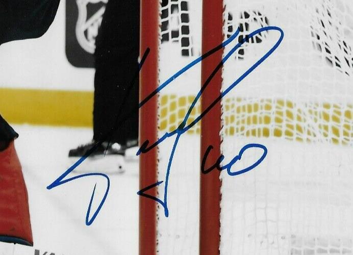 Signed Daniil Tarasov Columbus Blue Jackets Autographed 8x10 Photo #3 Original