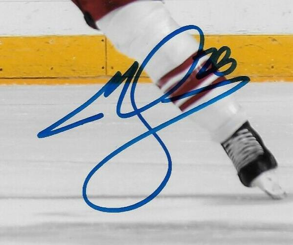 Signed Michael Stone Arizona Coyotes Autographed 8x10 Photo #1 Original
