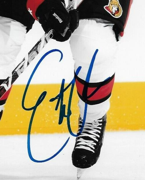 Signed Erik Condra Ottawa Senators Autographed 8x10 Photo #1 Original