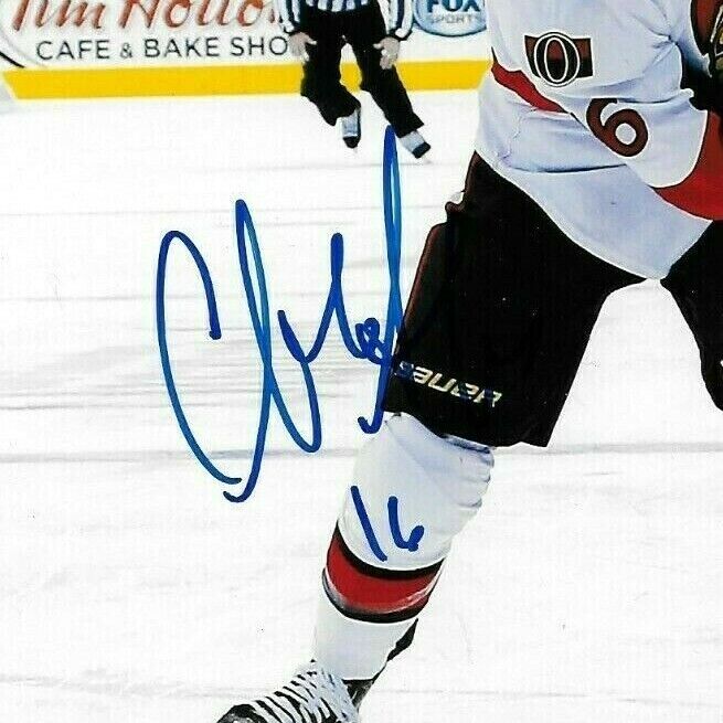 Photo autographiée 8x10 signée Clarke MacArthur des Sénateurs d'Ottawa #1