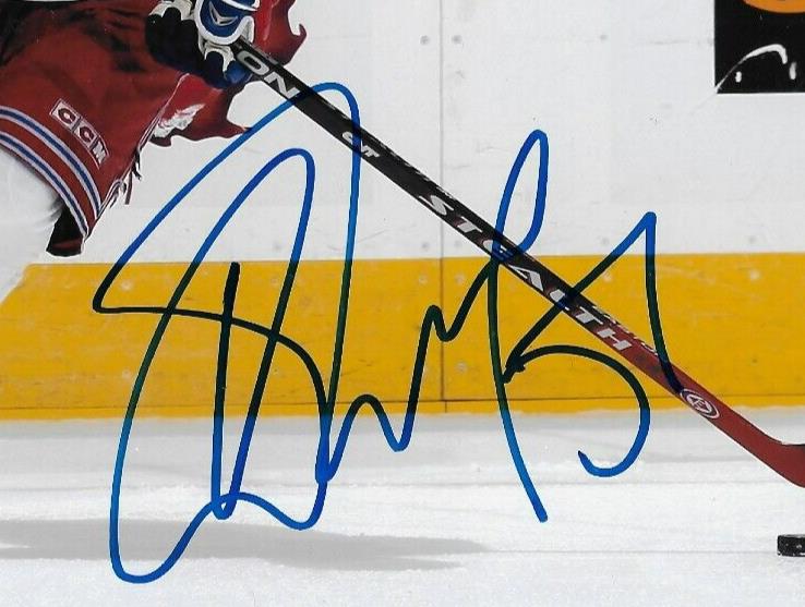 Signed Fedor Tyutin New York Rangers Autographed 8x10 Photo #1 Original