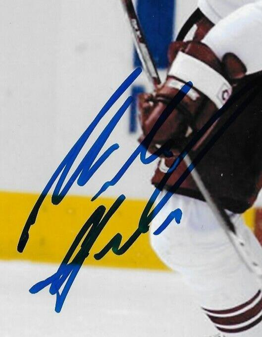Photo autographiée 8x10 de Martin Hanzal des Coyotes de l'Arizona n° 3 originale