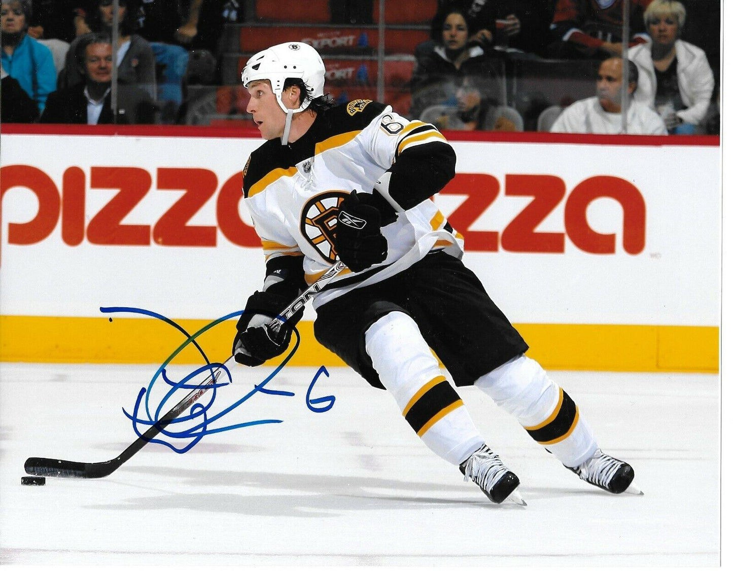 Signed Dennis Wideman Boston Bruins Autographed 8x10 Photo #1 Original