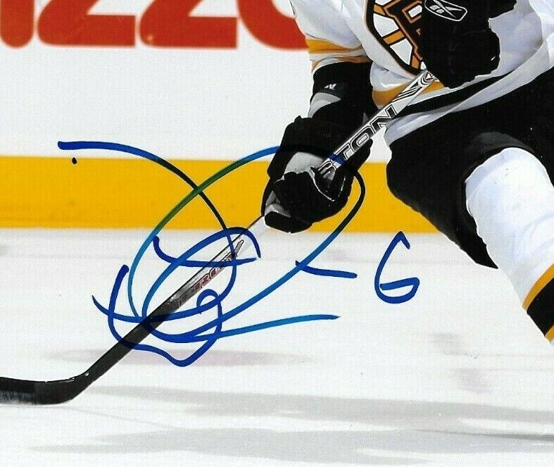 Signed Dennis Wideman Boston Bruins Autographed 8x10 Photo #1 Original