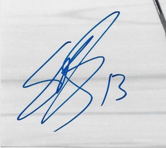 Signed Simon Benoit Anaheim Ducks Autographed 8x10 Photo #1 Original