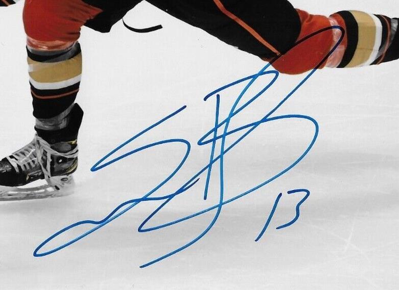 Signed Simon Benoit Anaheim Ducks Autographed 8x10 Photo #2 Original