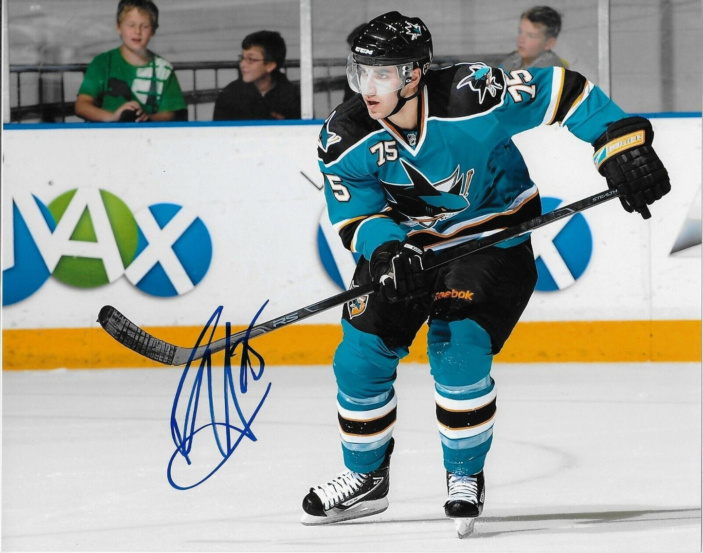 Signed Freddie Hamilton San Jose Sharks Autographed 8x10 Photo #1 Original