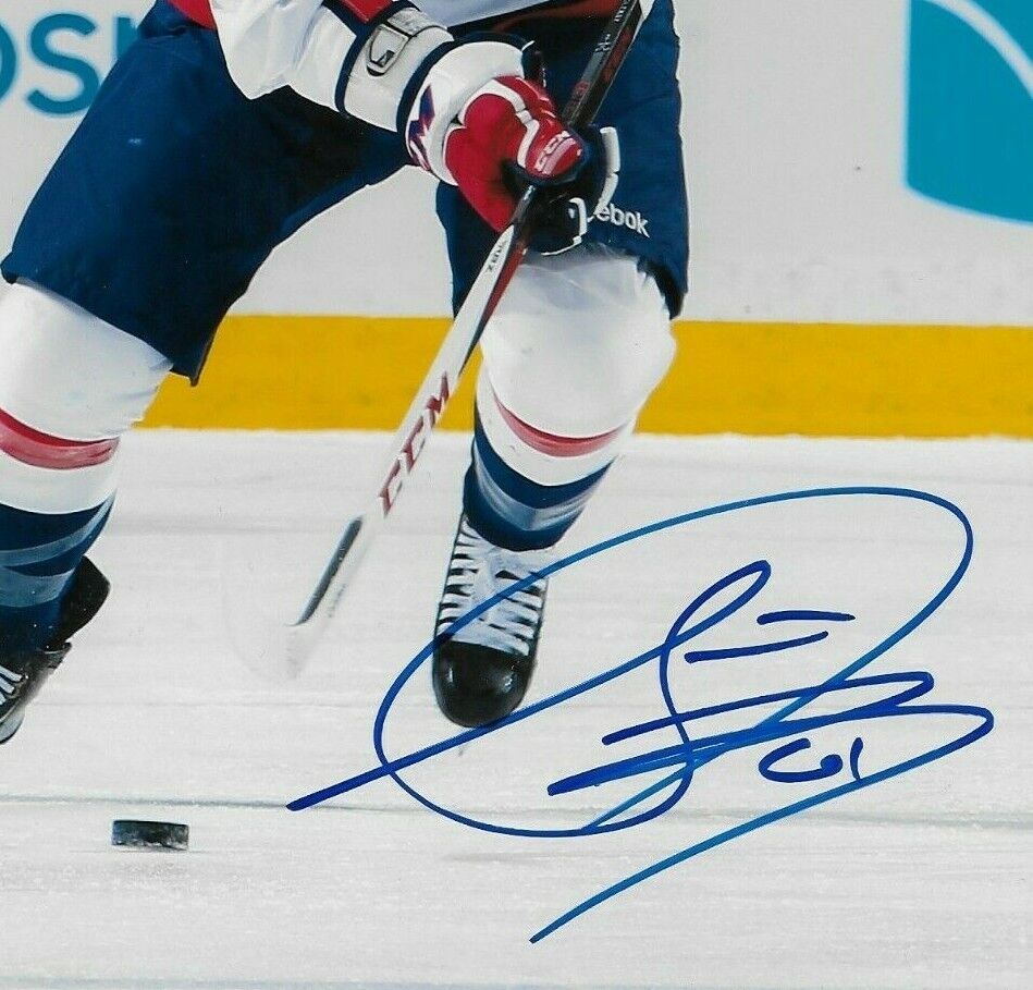 Signed Steve Oleksy Washington Capitals Autographed 8x10 Photo #1 Original
