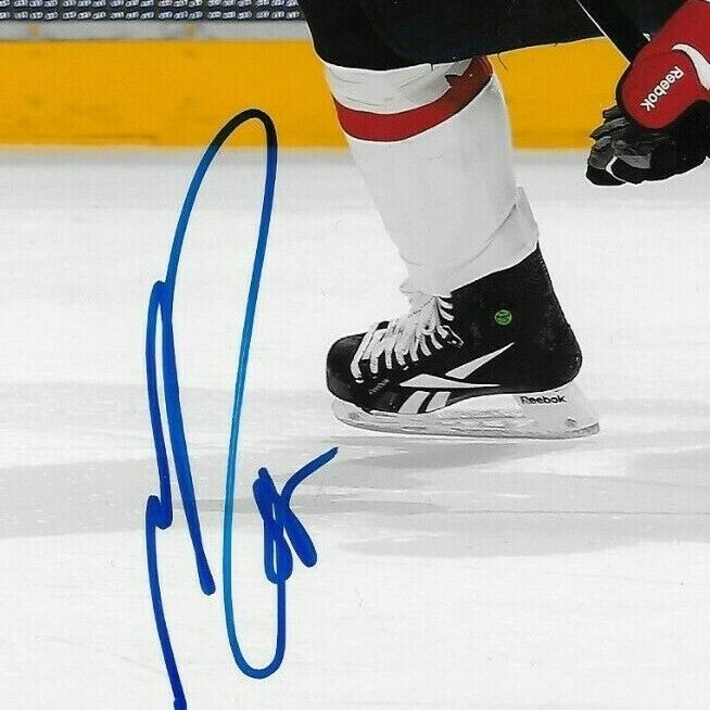 Photo autographiée 8x10 signée Mathieu Perreault des Capitals de Washington #1