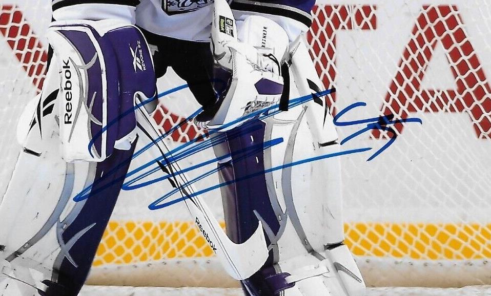 Signed Jonathan Bernier Los Angeles Kings Autographed 8x10 Photo #1 Original