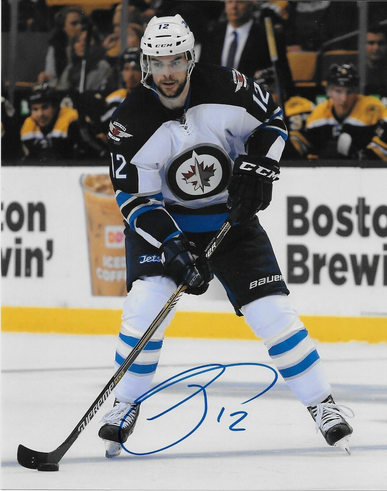 Signed Drew Stafford Winnipeg Jets Autographed 8x10 Photo #1 Original