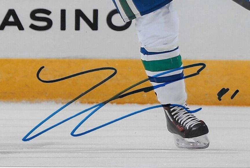 Signed Jared McCann Vancouver Canucks Autographed 8x10 Photo #1 Original