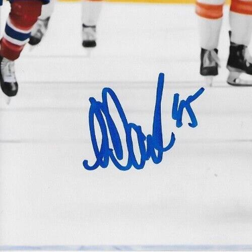 Signed Laurent Dauphin Montreal Canadiens Autographed 8x10 Photo #4 Original