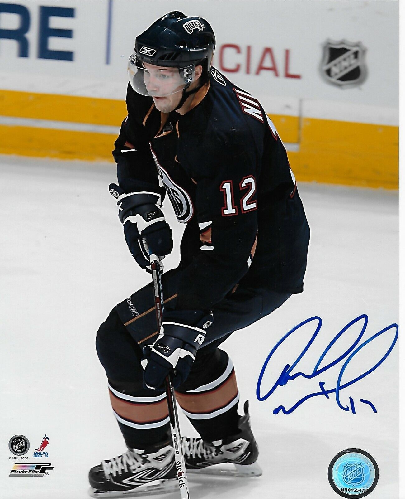 Signed Robert Nilsson Edmonton Oilers Autographed 8x10 Photo #1 Original