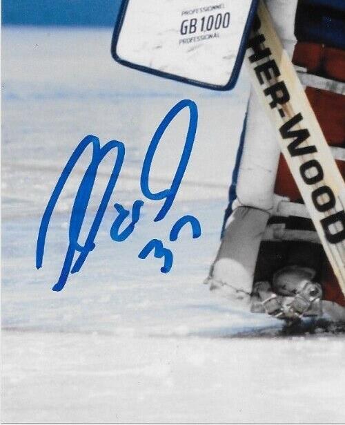 Signed Andre Racicot Montreal Canadiens Autographed 8x10 Photo #1 Original