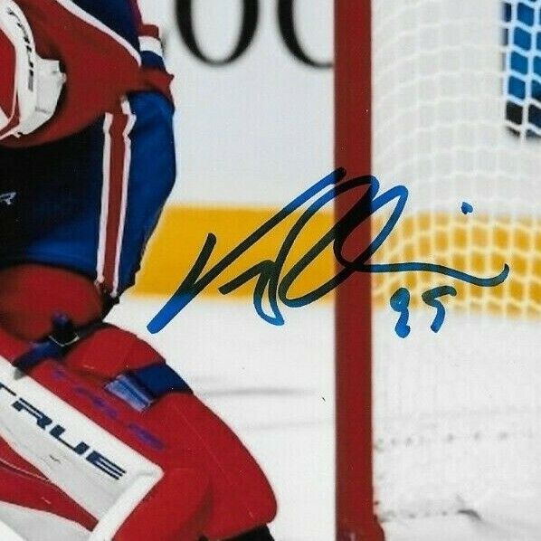 Photo autographiée 8x10 signée Kevin Poulin Canadiens de Montréal Laval #1 Original