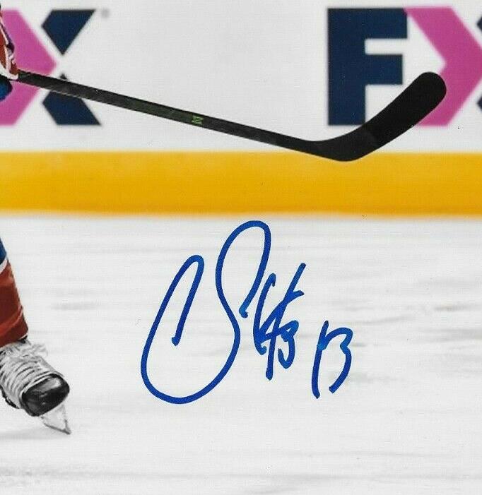 Photo autographiée 8x10 des Canadiens de Montréal signée Cédric Paquette #1 Original