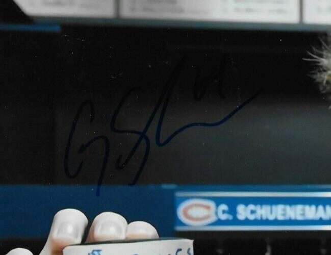Signed Corey Schueneman Montreal Canadiens Autographed 8x10 Photo #6 Original