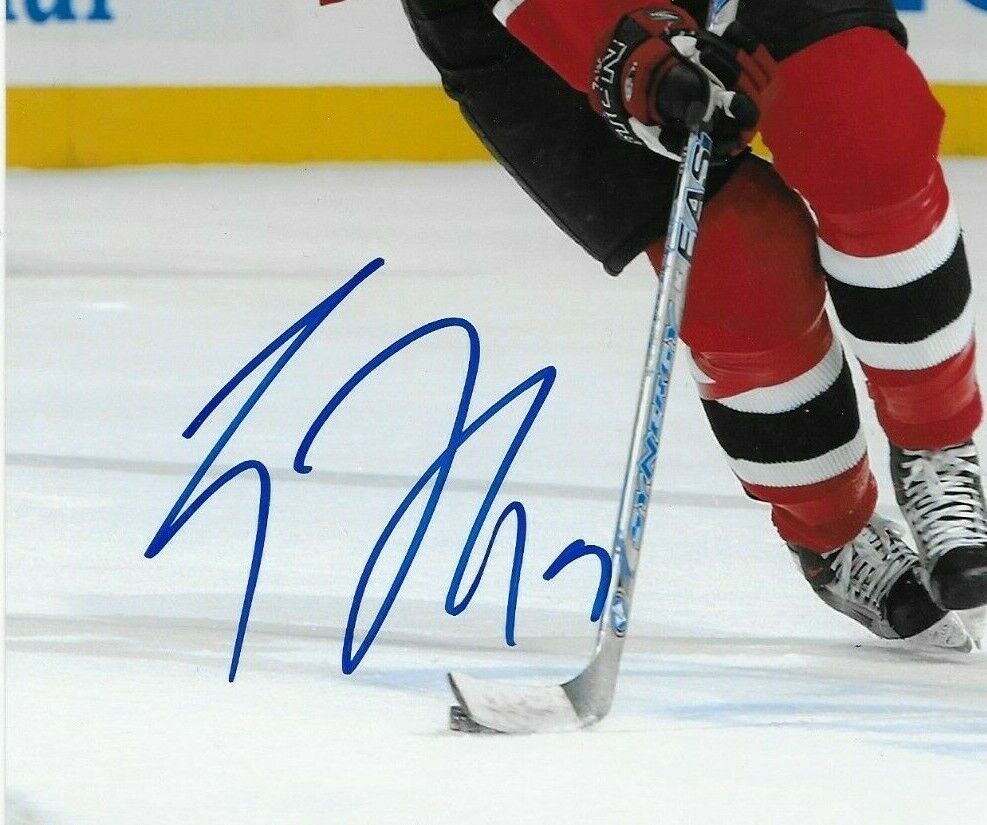 Signed Travis Zajac New Jersey Devils Autographed 8x10 Photo #2 Original
