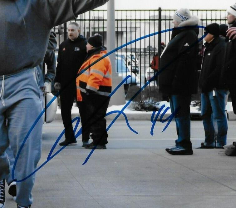 Photo autographiée 8x10 de Nicolas Deslauriers par les Flyers de Philadelphie, 3 originaux
