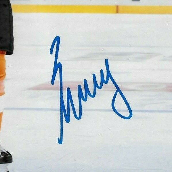 Signed Egor Zamula Philadelphia Flyers Autographed 8x10 Photo #2 Original