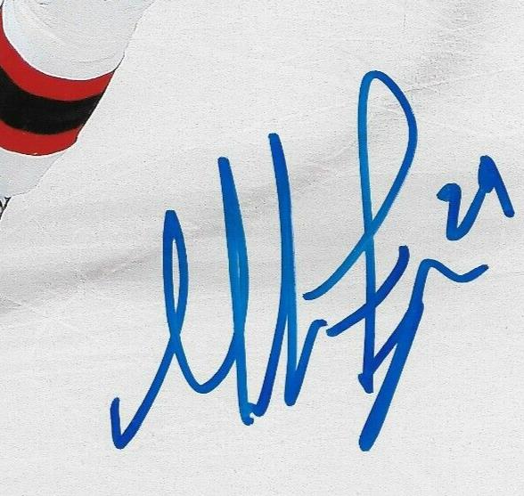 Signed Mark Fayne New Jersey Devils Autographed 8x10 Photo #1 Original