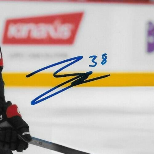Zack Ostapchuk Sénateurs d'Ottawa Belleville Sens Photo autographiée 8x10 2 Original