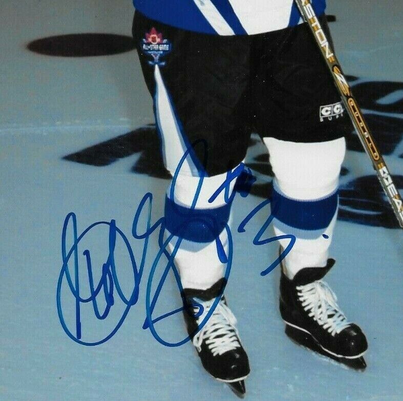 Photo autographiée 8x10 originale signée par Igor Kravchuk, All Star des Sénateurs d'Ottawa
