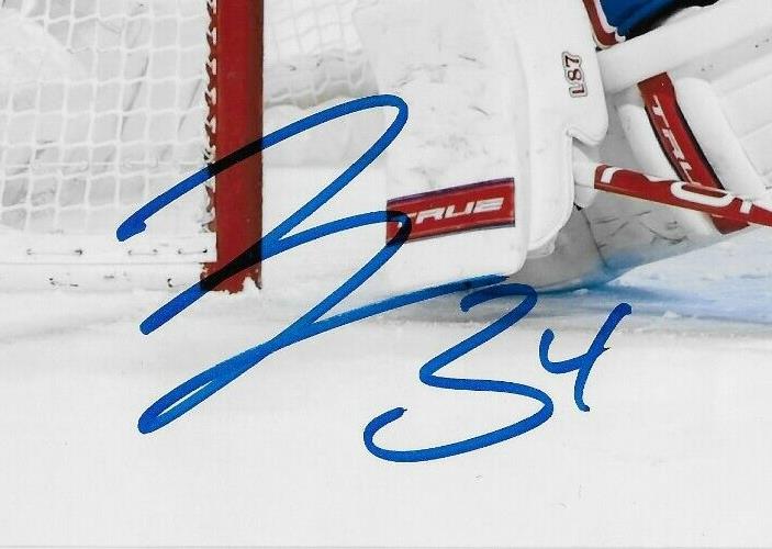 Photo autographiée 8x10 des Canadiens de Montréal signée Jake Allen #1 Signature privée