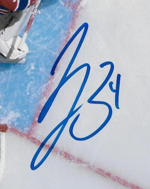 Photo autographiée 8x10 signée par Jake Allen des Canadiens de Montréal #2 Signature privée