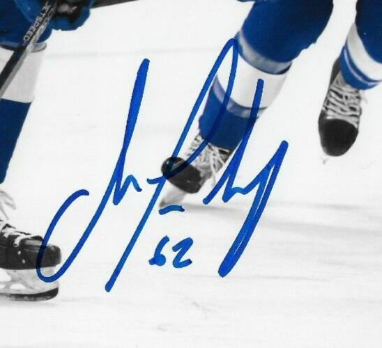 Signed Jack Finley Tampa Bay Lightning Autographed 8x10 Photo #2 Original