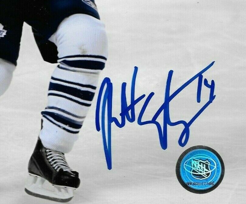Signed Matt Stajan Toronto Maple Leafs Autographed 8x10 Photo #2 Original