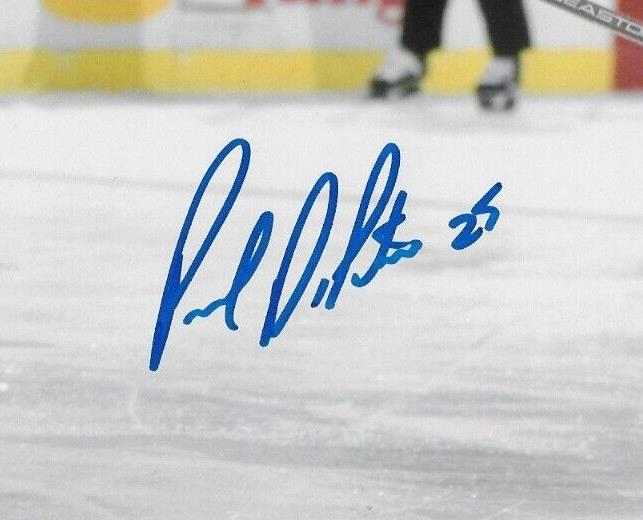 Signed Paul Dipietro Toronto Maple Leafs Autographed 8x10 Photo #4 Original