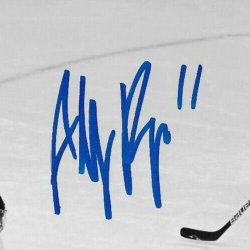 Photo originale signée Abby Roque de l'équipe féminine de hockey des États-Unis de la PWHL New York 8x10 #2