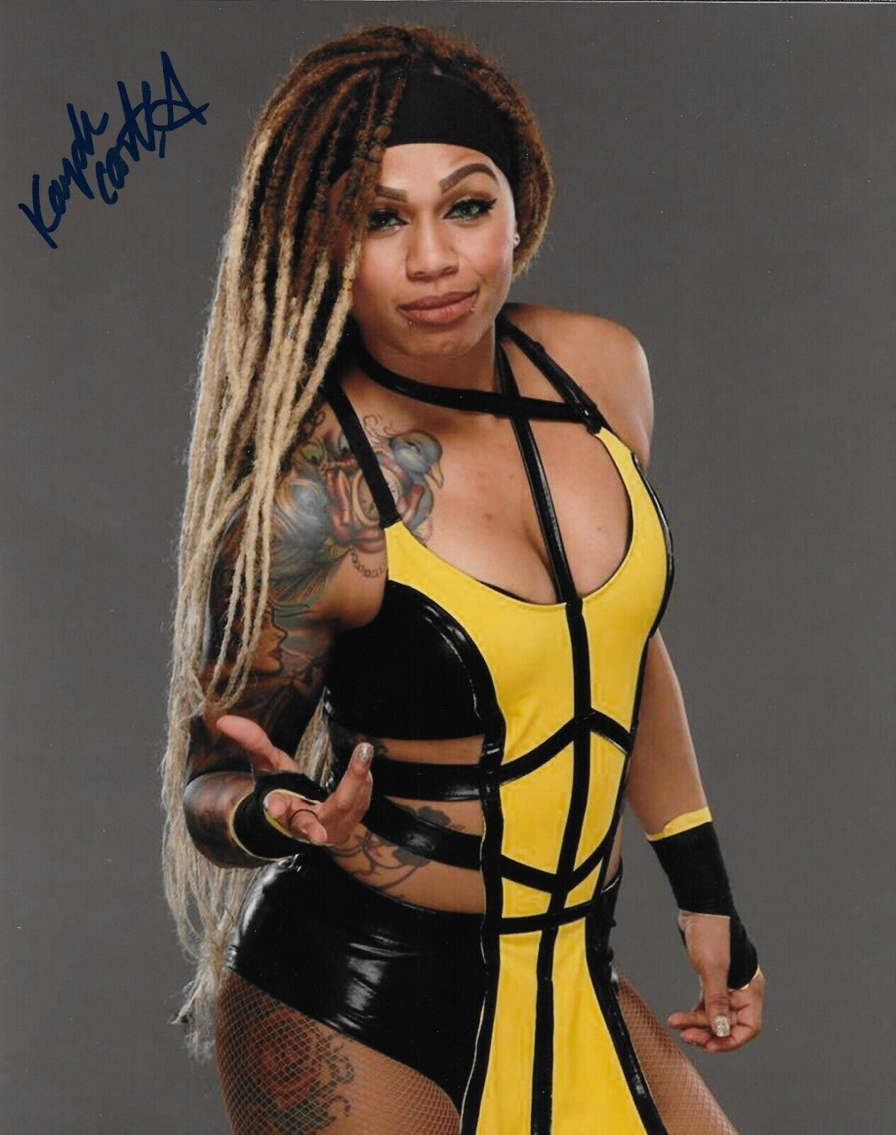 Signed Kayden Carter WWE NXT Autographed 8x10 Photo #2 Original