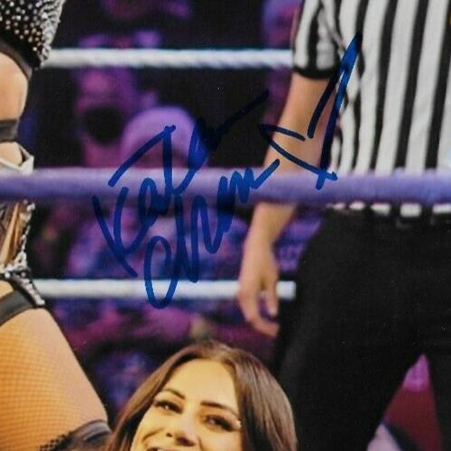 Signed Kayden Carter Katana Chance WWE NXT Autographed 8x10 Photo #3 Original