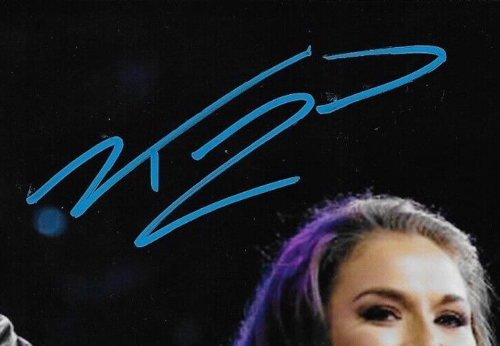 Signed Wrestling Tegan Nox Autographed WWE Smack Down 8x10 Photo #1 Original
