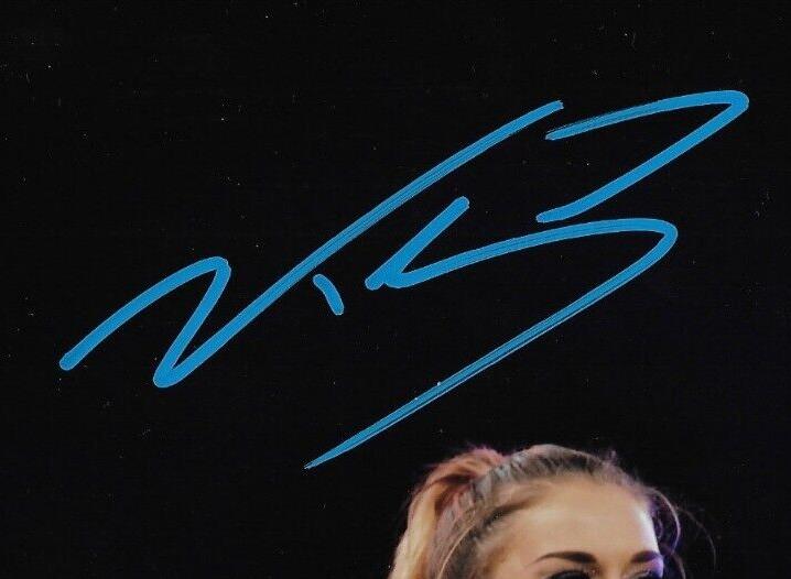 Signed Tegan Nox Wrestling Autographed WWE Smack Down 8x10 Photo #2 Original