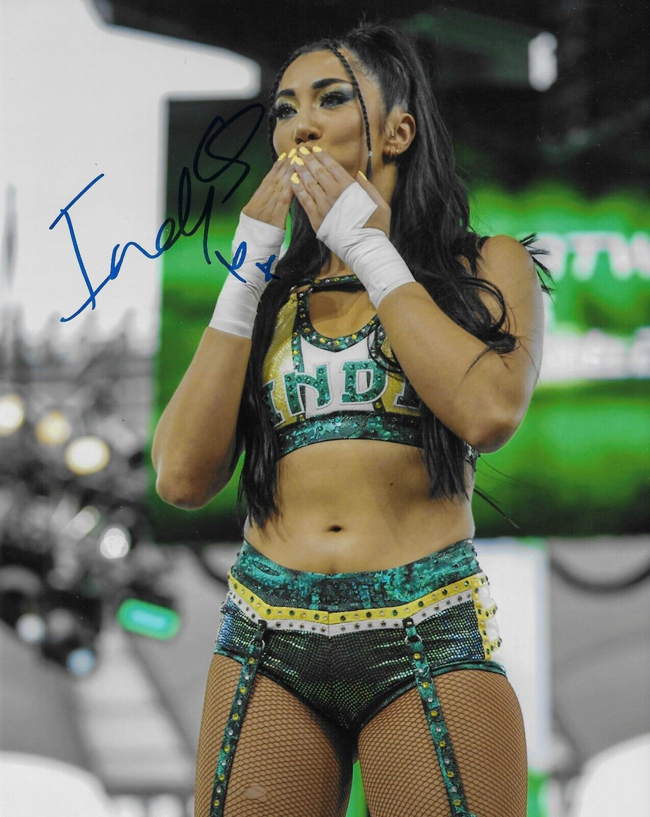 Photo autographiée WWE NXT 8x10 signée Indie Hartwell Wrestling #2 Original