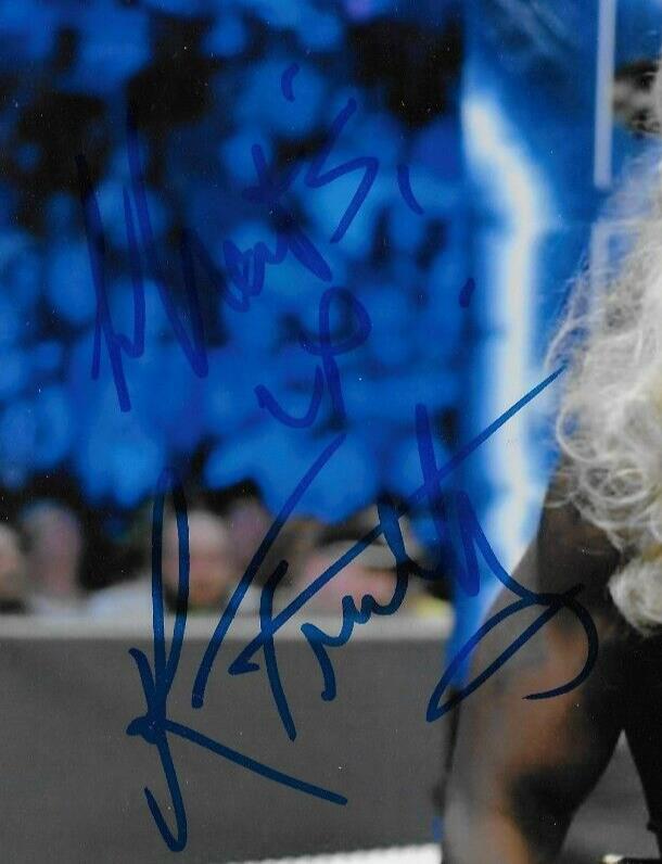 Photo autographiée WWE NXT 8x10 signée R-Truth Wrestling #3 Original