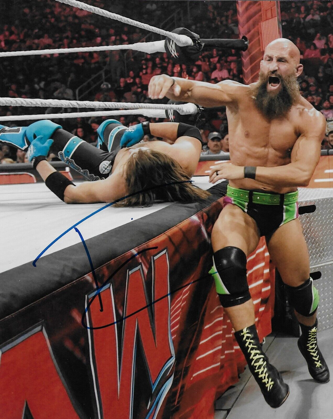Signed Tommaso Ciampa Wrestling Autographed WWE NXT 8x10 Photo #3 Original